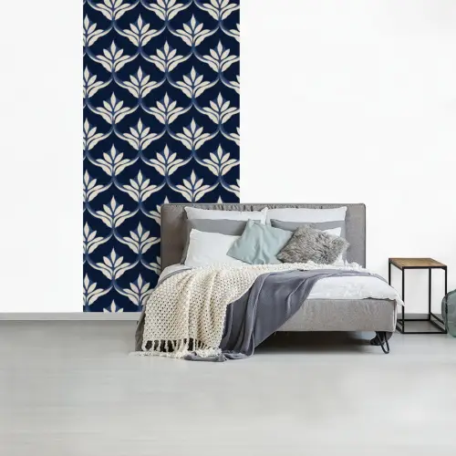 Modern - Ontwerp - Blauw fotobehang vinyl groot 64 -slaapkamer