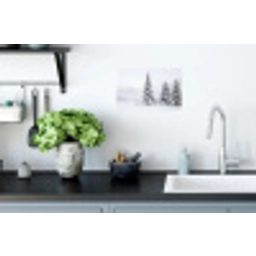 Fijnsparren - Sneeuw - Winter - Landschap - Stilte Muursticker klein -keuken