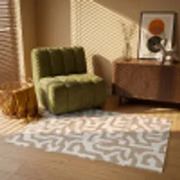 Modern - Abstract - Beige Vloerkleed Rechthoek klein 1091 -atmosphere_sfeer1_global
