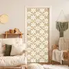 Bloemen - Patroon - Beige deurposter klein 289 -sfeer2