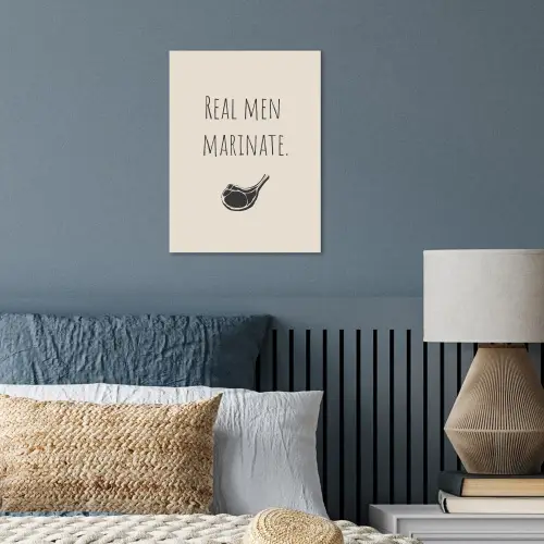 Vlees - Minimalistisch - Beige - Quote poster papier klein -sfeer2
