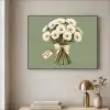 Lint - Boeket - Groen - Quote Textielframe zwart klein -sfeer2