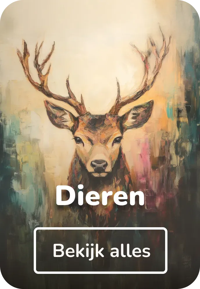 Poster in lijst dieren
