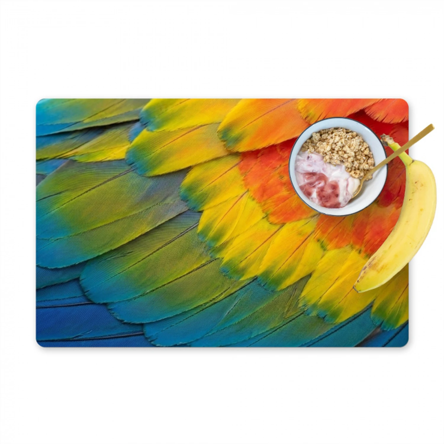 Veren - Ara - Kleurrijk Placemat vinyl groot -zzzproduct_Kitchenyeah-website