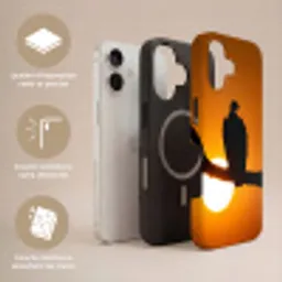 Gier - Tak - Zon - Oranje Toughcase MagSafe Apple iPhone 17 klein -USP_Lagen_FR
