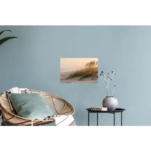 Duinlandschap - Zonsondergang - Strand Muursticker klein -plant