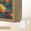 Bloemen - Verf - Kunst - Modern Light Box met batterij (Wandlamp) middel -USP_websiteoplaadbaarNL