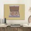 Pizza - Doos - Salami - Illustratie PET vilt klein -sfeer1