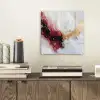 Rood - Abstract - Goud - Modern plexiglas 5mm klein -sfeer1