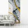 Abstracte weergave van de lucht met gouden accenten uit de natuur fotobehang vinyl groot -woonkamer