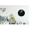Raaf - Vogels - Zwart Wandcirkel aluminium klein -kinderkamer