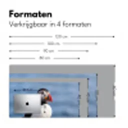 Papegaaiduiker - Portret - Natuur Muismat XXL klein -sfeer5