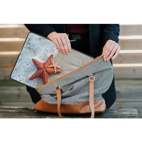 Zeester - Strand - Zee laptophoes neopreen klein -tas