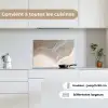 Golvende lijnen - Luchtstromen - Harmonieus keuken achterwand spatscherm klein -sfeer4_FR