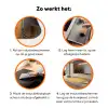 Patronen - Planken - Natuur Inductie beschermer vinyl 3mm klein 276 -zzzzzzz-td-werking