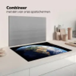 Aarde - Ruimte - Blauw - Groen Inductie beschermer vinyl 3mm klein -wsfeer7_website