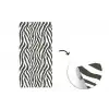 Zebra - Print - Klassiek - Zwart fotobehang vinyl groot 64 -3d