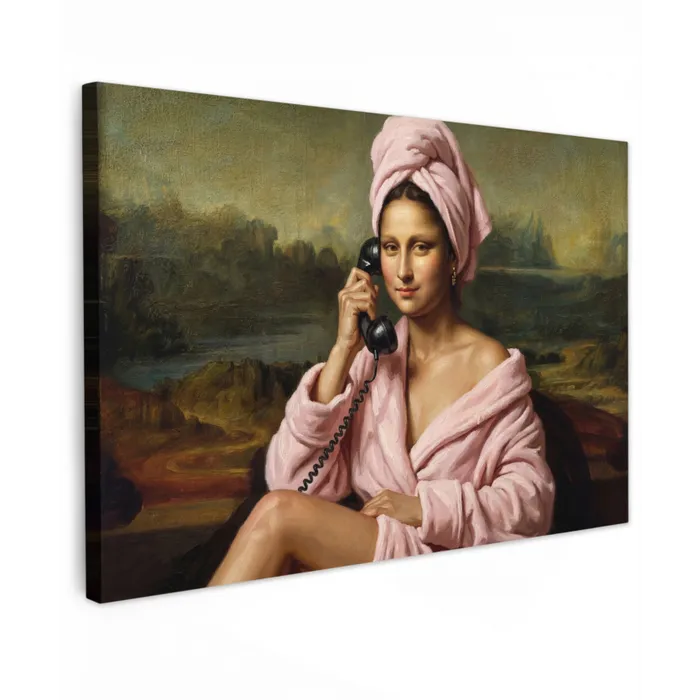 Mona - Klassiek - Roze canvas 2cm klein -z3d