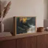 Natuur - Abstract - Landschap - Modern Light Box met batterij (Wandlamp) middel -sfeer2