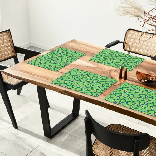 Peren - Groen - Roze Placemat vinyl groot 368 -zzsfeer4_Kitchenyeah-website