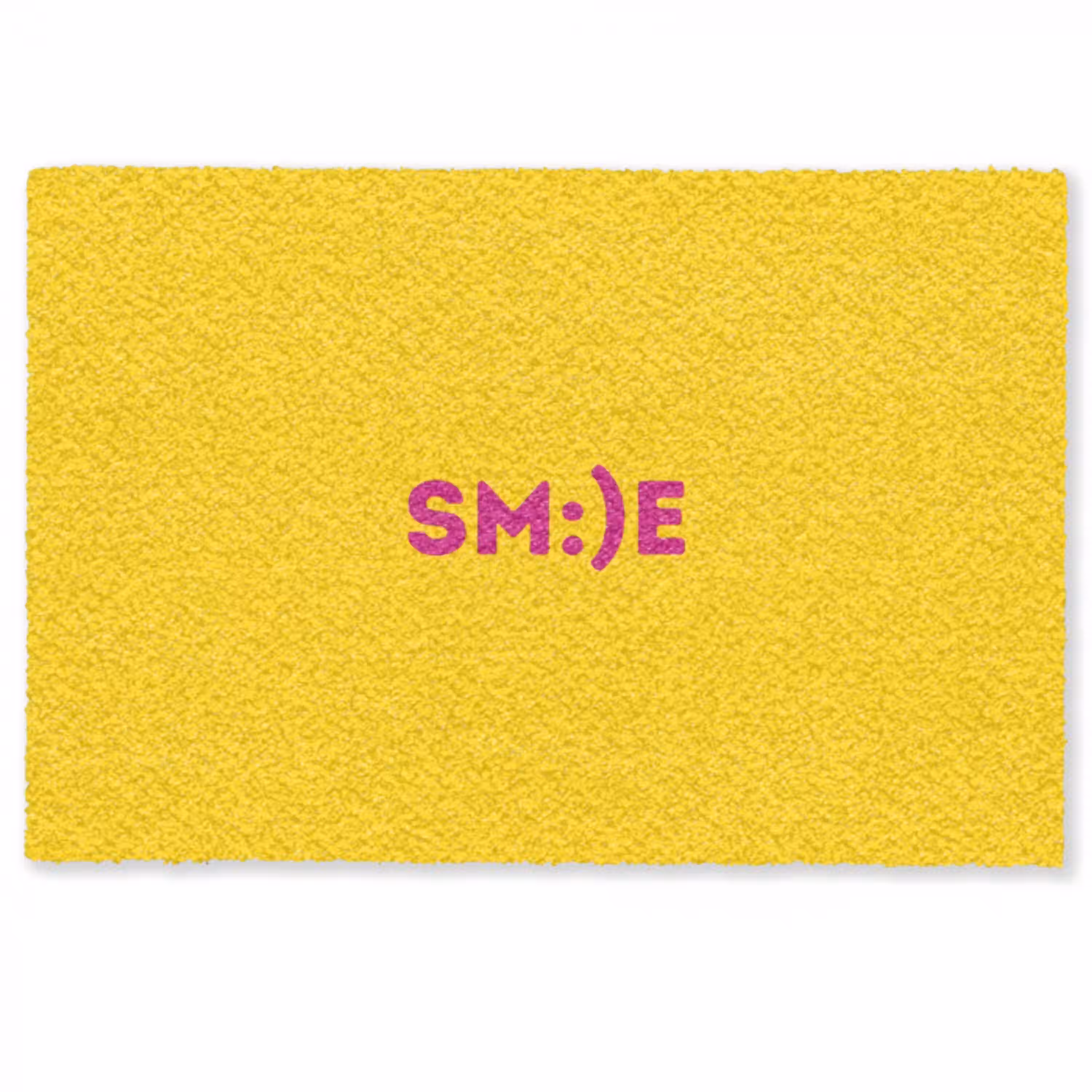 Smile - Roze - Geel Deurmat klein -zkaufland3d