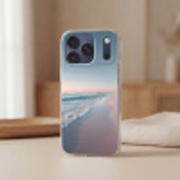 Kustlijn - Pastel - water Telefoonhoesje iPhone 17 Pro Max klein -sfeer2