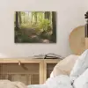 Bos - Bomen - Pad - Zon - Planten - Bladeren - Natuur PET vilt klein -sfeer3