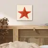 Zeester - Bobbels - Rood aluminium wit klein -sfeer3