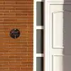Bruine vlakken - Sierlijk Naambord Rond klein -sfeer3-rond-XS