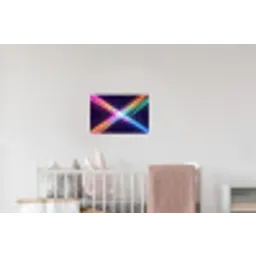 Kruisen - Lasterstralen - Neon Muursticker klein -kinderkamer
