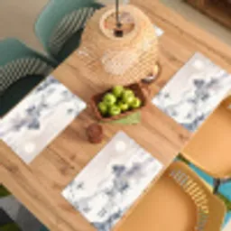 Bamboe - Azië - Grijs Placemat vinyl groot -zzsfeer5_Kitchenyeah-website