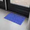 Patroon - Blauw Deurmat klein -sfeer2