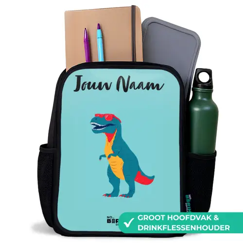 Dino - Dier - Zonnebril Rugzak - Zwart middel -inhoud_NL