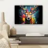 Hert - Graffiti - Dieren - Kleuren canvas 2cm klein -sfeer6