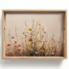 Wilde bloemen - Penseelstreken - Rustgevend Dienblad Rechthoek middel -z3d_shopping