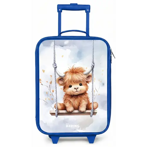 Hennie hooglander Kinderkoffer - Blauw klein -zz3dotto