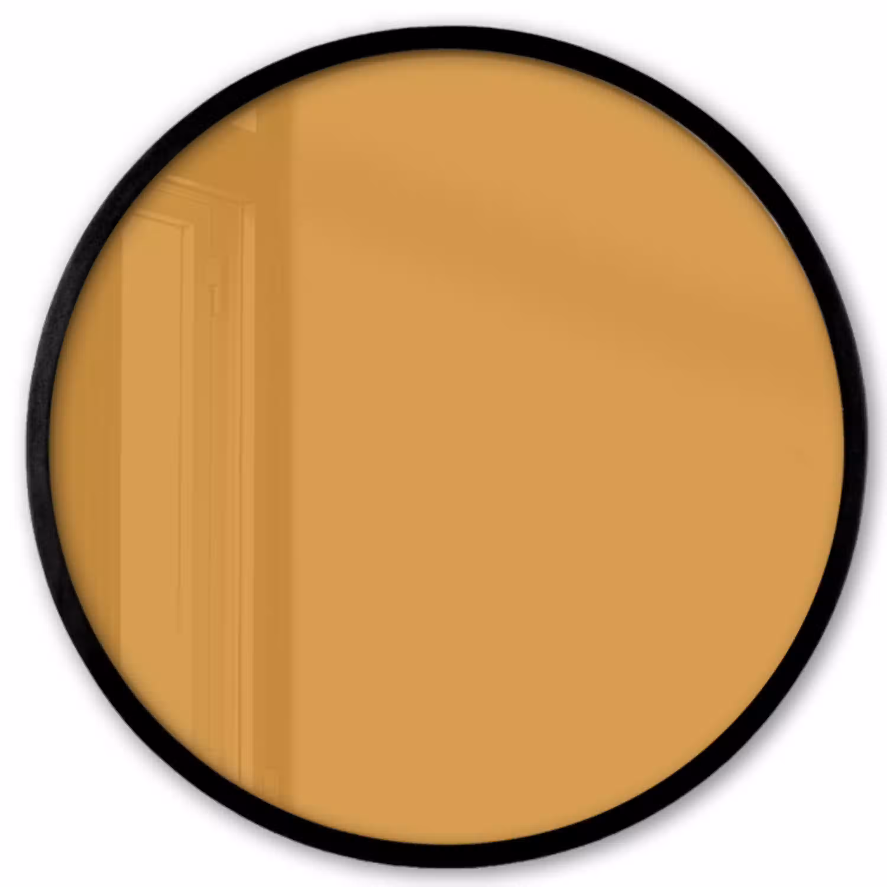 Autumn - Mustard - Geel Fotolijst rond zonder passe partout klein 856 -3d