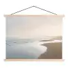 Kustlijn - Strand - Oceaan textielposter latten blank klein -3d