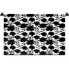 Bloemen -  Patroon - Decoratief Wandkleed katoen klein 269 -zz3d