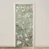 Amandelbloesem - Kunst - Van Gogh - Groen deurposter klein -3d_beige