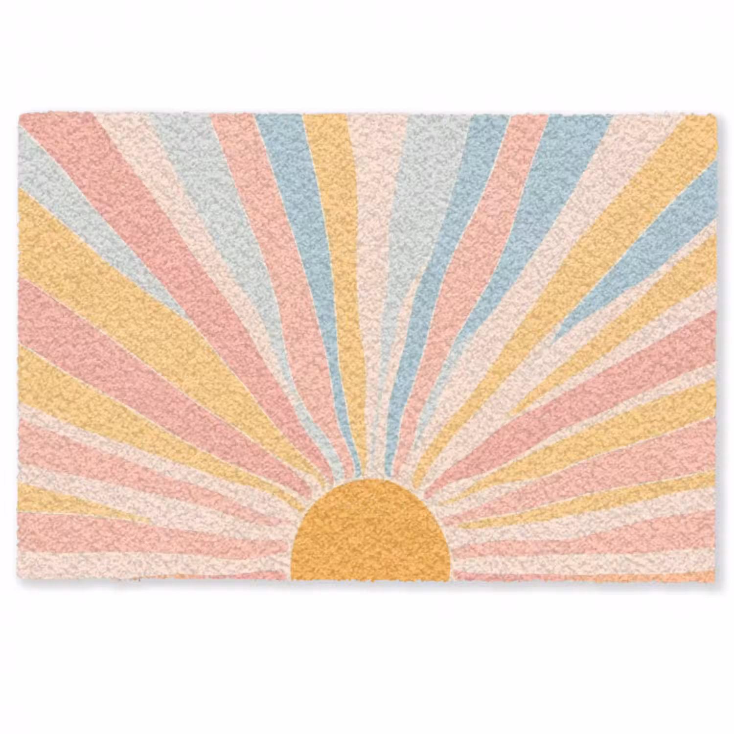 Fußmatte - Illustration - Sonne - Pastellfarben