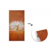 Abstract - Boom - Wit - Bladeren fotobehang vinyl groot -3d