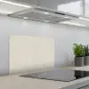 Zandkleurig - Modern - Egaal keuken achterwand spatscherm klein 900 -3d_schuin