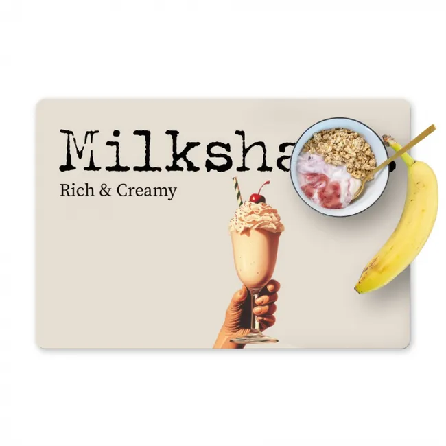 Milkshake - Kers - Rietje Placemat vinyl groot -zzzproduct_Kitchenyeah-website