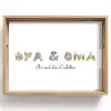 Opa & Oma - Buchstaben-Collage Dienblad Rechthoek middel -z3d_shopping
