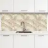 Lichtbeige - Onyx - Subtiel keuken achterwand 2 middel 871 -3d