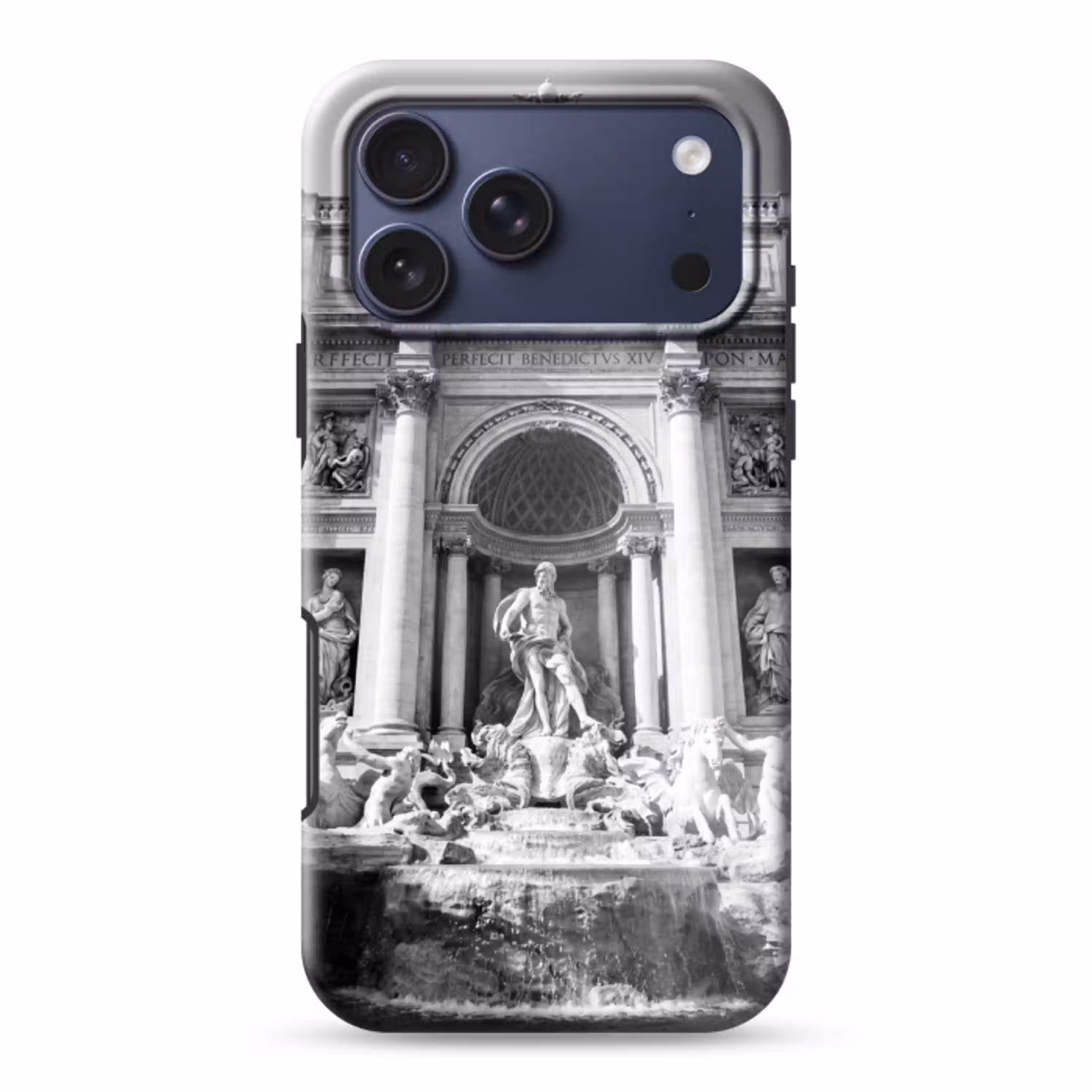 Fontein - Beelden - Architectuur - Zwart-wit Toughcase MagSafe Apple iPhone 17 Pro Max klein -3d