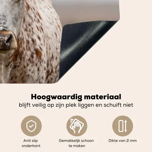 Longhorn - Grasveld - Dier Inductie beschemer met haakjes klein -ky-onderkant-nl