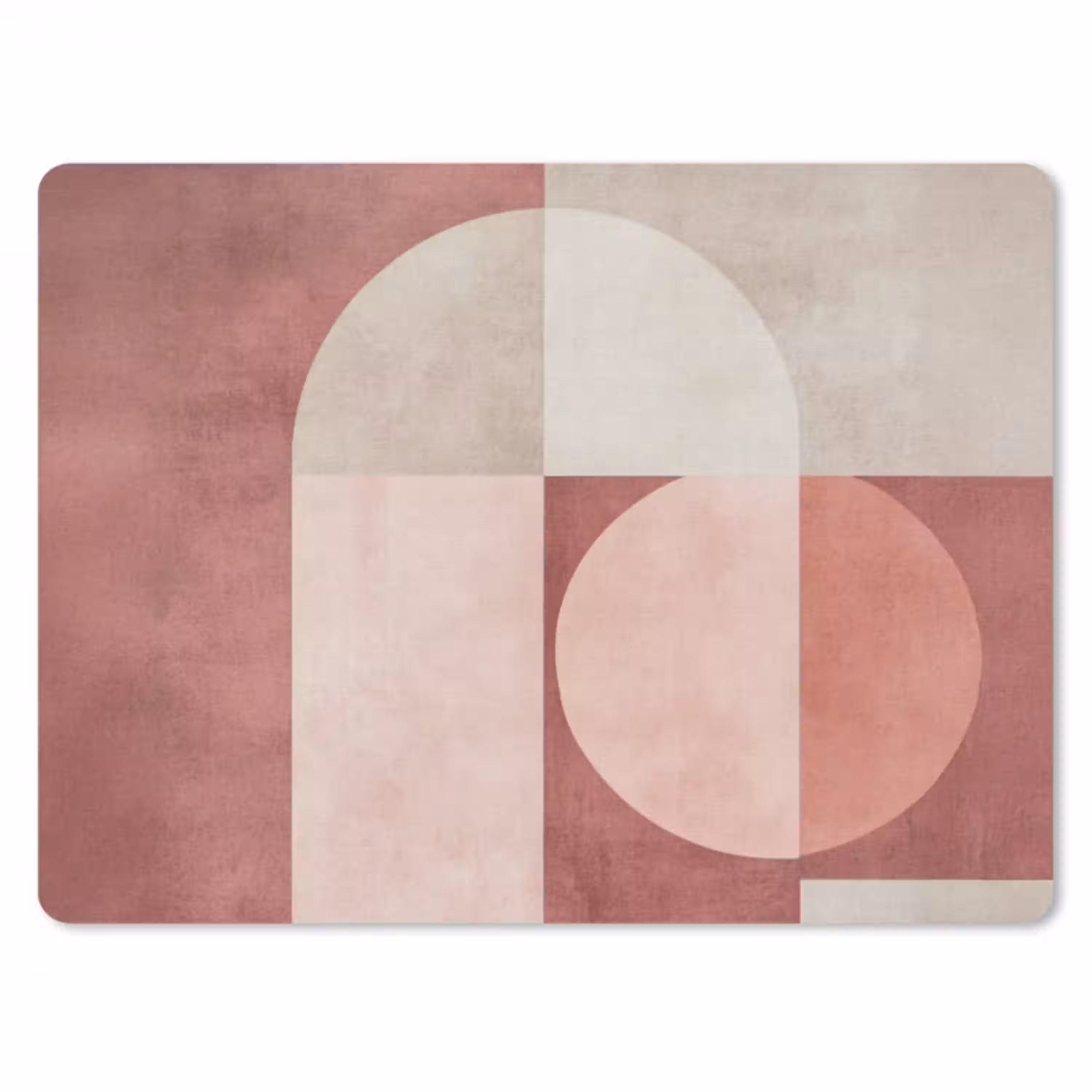 Figuren - Abstract - Roze muismat rubber klein -3d
