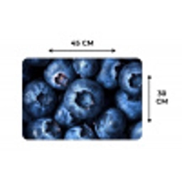 Bessen - Blauw - Fruit Placemat vinyl groot -specs